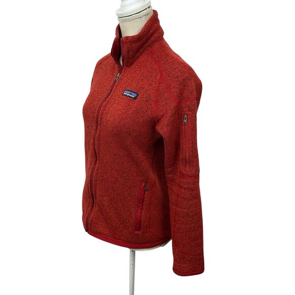 Patagonia Better Sweater Fleece Jacket 25542 Womens Size Small Wine Dark Red EUC - Picture 3 of 8